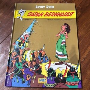 Lucky Luke - Tome 19 - Sarah Bernhardt (French Edition) hard cover comic‎ book